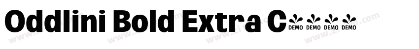 Oddlini Bold Extra C字体转换